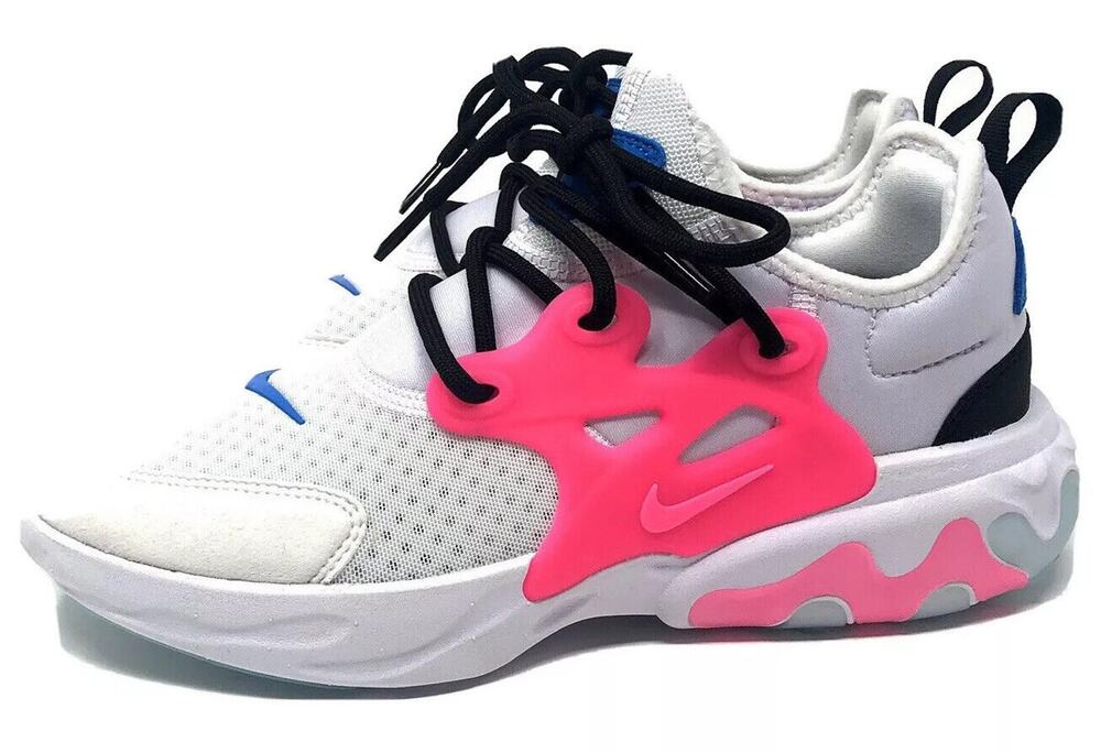 Nike React Presto GS 6Y Youth = Womens 7.5 White Hyper Pink Blue New